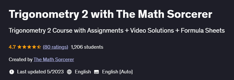 Pictures · Udemy — Trigonometry 2 with The Math Sorcerer 2023-5