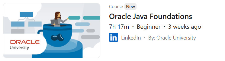 Pictures · LinkedIn — Oracle Java Foundations 2024-11
