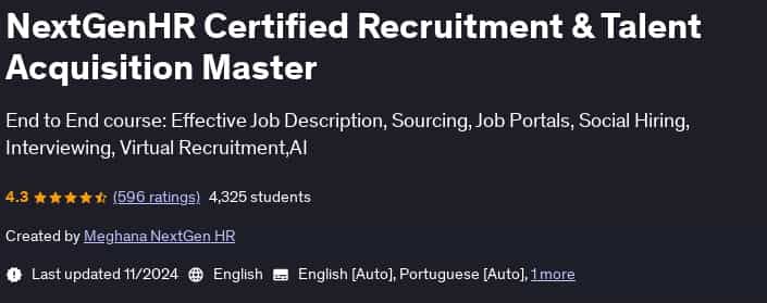 Pictures · Udemy — NextGenHR Certified Recruitment & Talent Acquisition Master 2024-11