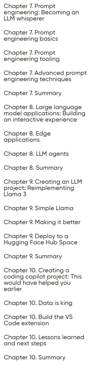 강좌 주제 · Oreilly - 생산, 비디오 에디션의 LLM 2025-1