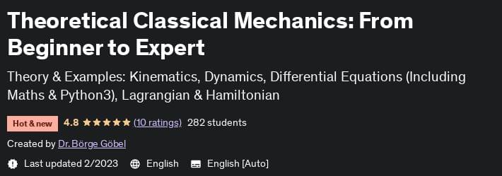 Pictures · Udemy — Theoretical Classical Mechanics: From Beginner to Expert 2022-12
