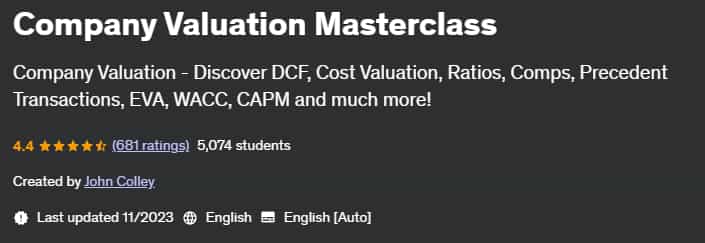 Pictures · Udemy — Company Valuation Masterclass 2023-11