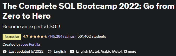 Pictures · The Complete SQL Bootcamp 2022: Go from Zero to Hero 2022-4