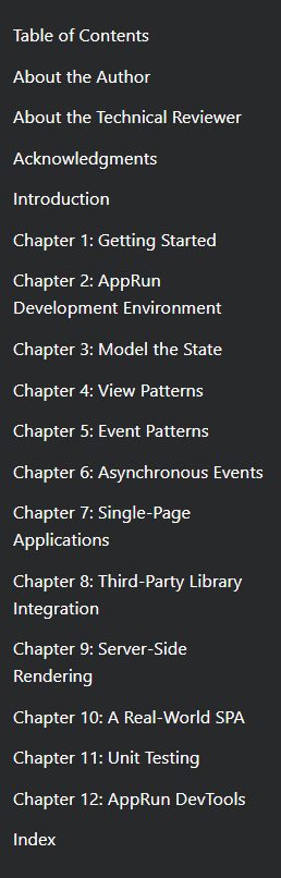 Pictures · Apress – Practical Application Development with AppRun 2019