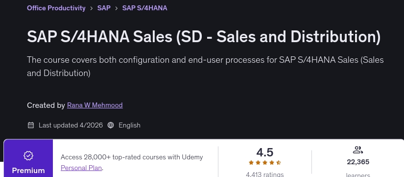 Bilder · SAP S/4HANA Sales (SD – Vertrieb und Verteilung) 2026-4