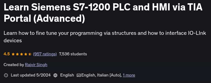 الصور · تعرف على سيمنز S71200 PLC و HMI من خلال TIA Portal (متقدمة) 2024-5