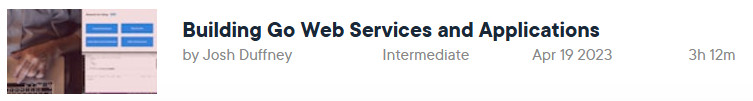 Pictures · Pluralsight — Building Go Web Services and Applications 2023-4