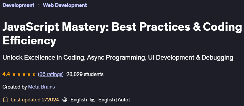 Pictures · JavaScript Mastery: Best Practices & Coding Efficiency 2024-2