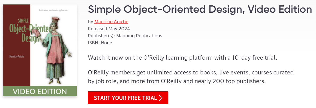 Pictures · Oreilly – Simple Object-Oriented Design, Video Edition 2024-5