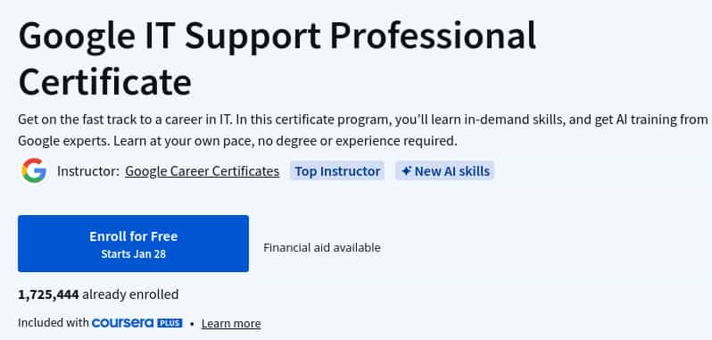 Pictures · Coursera — Google IT Support Professional Certificate 2025-7