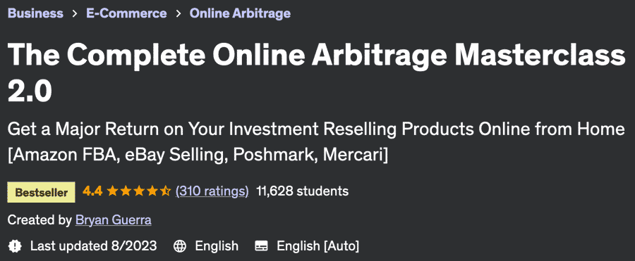 Pictures · Udemy — The Complete Online Arbitrage Masterclass 2.0 2023-8