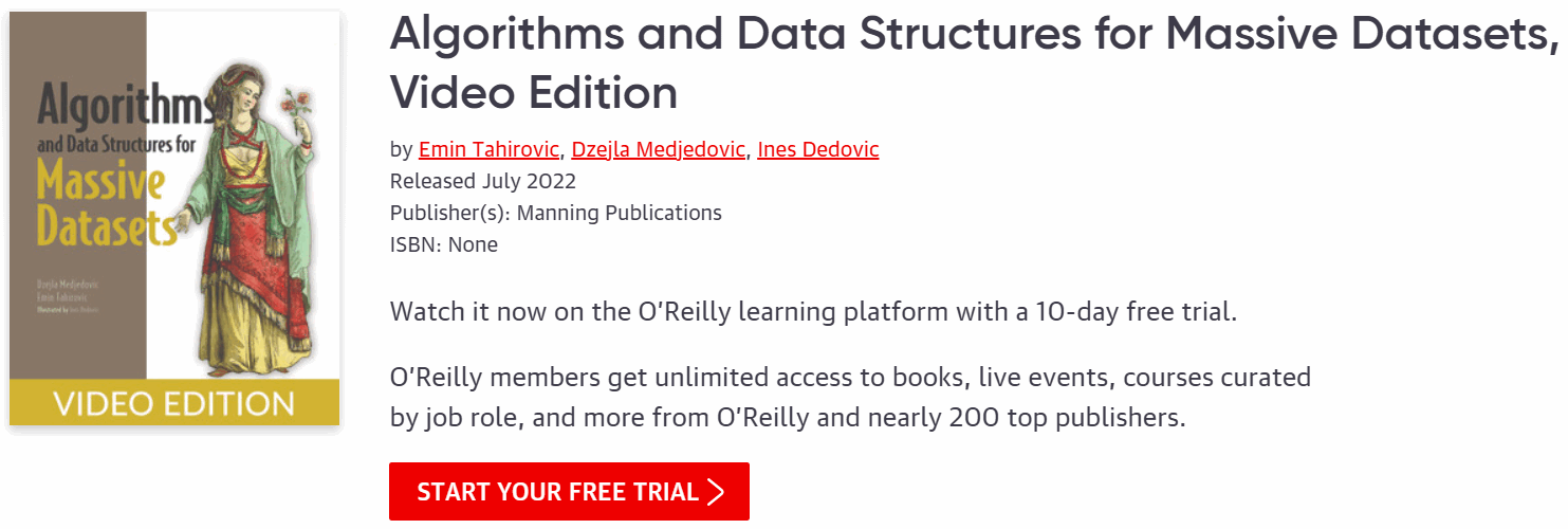 Pictures · Oreilly — Algorithms and Data Structures for Massive Datasets, Video Edition 2022-10