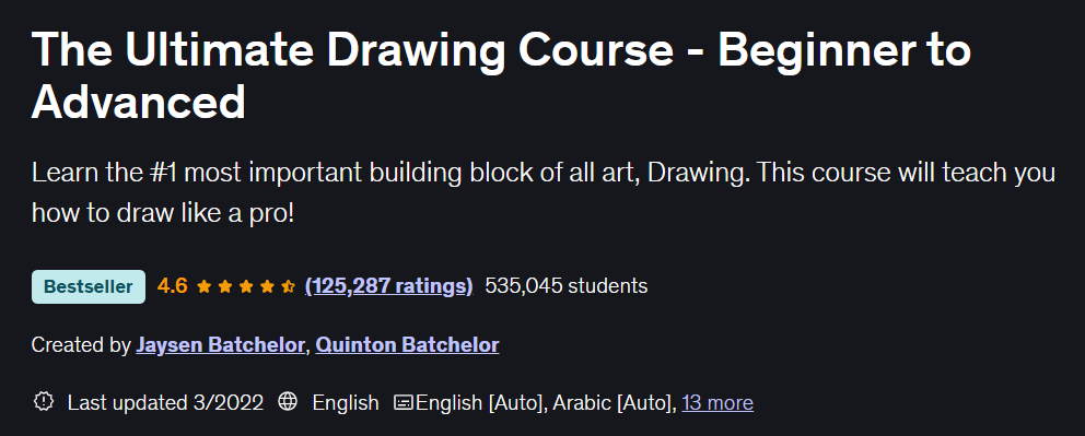 Bilder · Der Ultimate Drawing Course – Beginner zu Advanced 2022-3