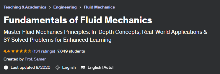 Pictures · Udemy — Fundamentals of Fluid Mechanics 2020-07