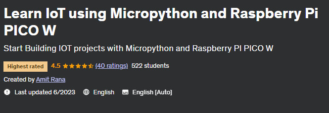Pictures · Udemy — Learn IoT using Micropython and Raspberry Pi PICO W 2023-4