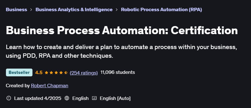 Pictures · Udemy — Business Process Automation: Certification 2024-3
