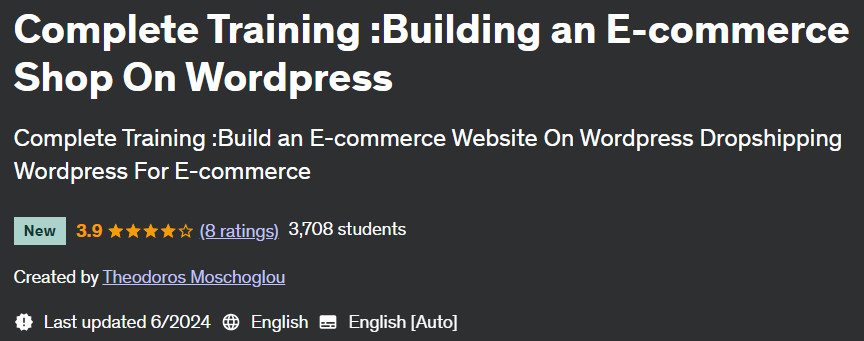 Pictures · Udemy — Complete Training :Building an E-commerce Shop On WordPress 2024-6