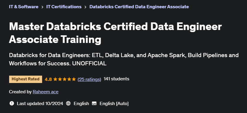Pictures · Udemy — Master Databricks Certified Data Engineer Associate Training 2024-10