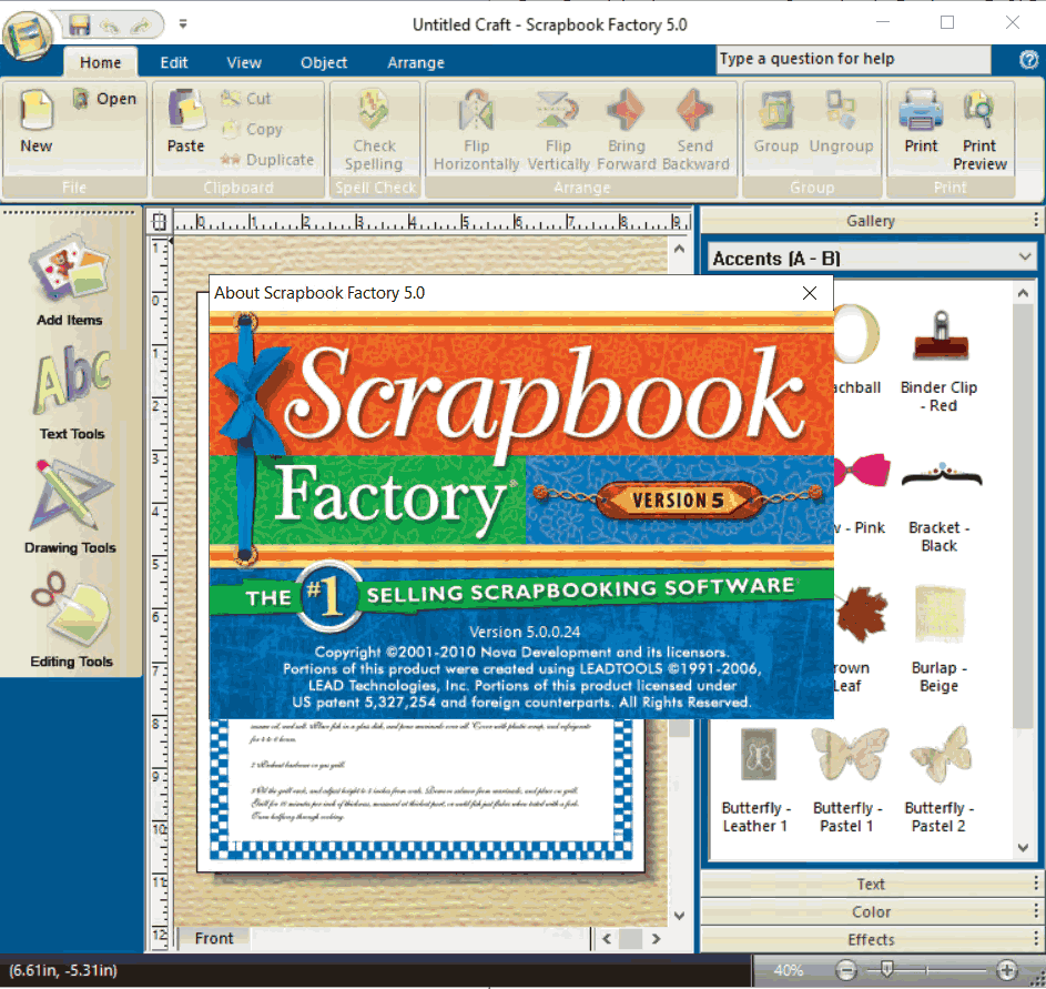 Pictures · Scrapbook Factory Deluxe 5.0.0.32