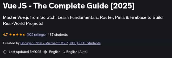 Pictures · Udemy — Vue JS – The Complete Guide [2025] 2025-5