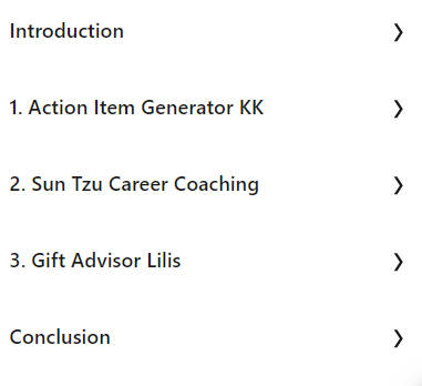 Course topics · Build Your Own GPTs 2024-2