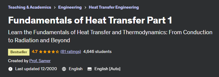 Pictures · Udemy — Fundamentals of Heat Transfer Part 1 2020-12