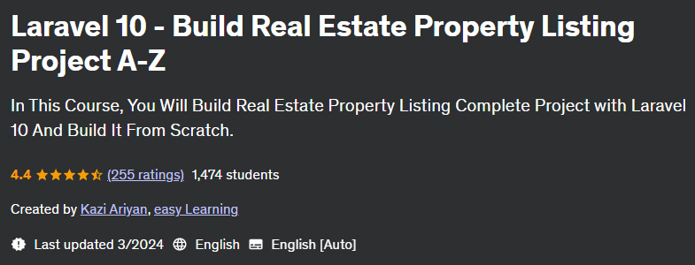 Pictures · Udemy — Laravel 10 – Build Real Estate Property Listing Project A-Z 2024-3