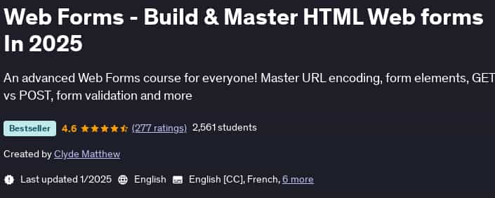 Pictures · Web Forms – Build & Master HTML Web forms In 2025 2025-1