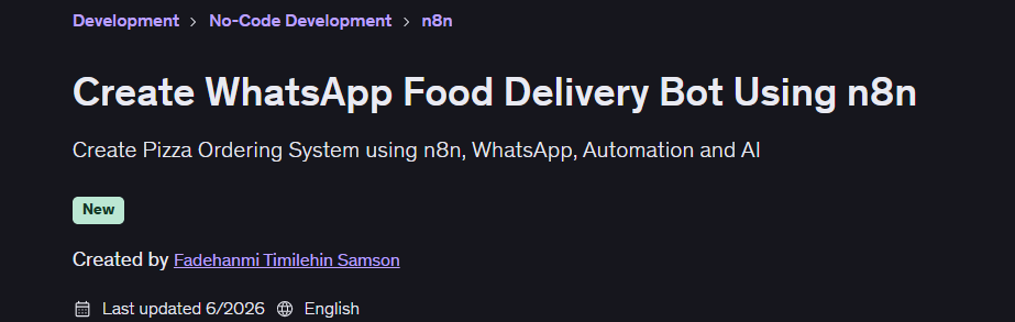 Bilder · WhatsApp Food Delivery Bot erstellen n8n 2026-6