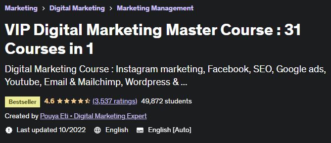 Pictures · Udemy — VIP Digital Marketing Master Course : 31 Courses in 1 2021-11