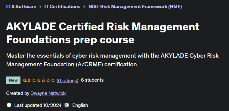 Pictures · Udemy — AKYLADE Certified Risk Management Foundations prep course 2024-10