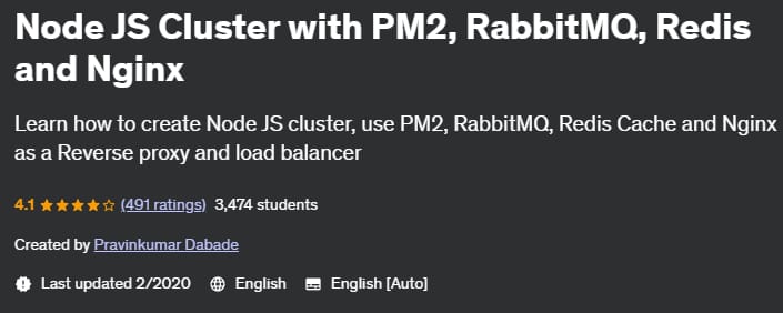 Pictures · Udemy — Node JS Cluster with PM2, RabbitMQ, Redis and Nginx 2020-2