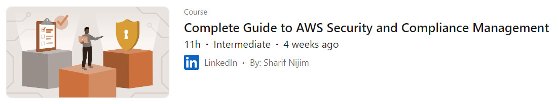 Pictures · LinkedIn — Complete Guide to AWS Security and Compliance Management 2024-9