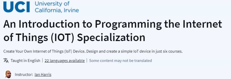 Pictures · Coursera — An Introduction to Programming the Internet of Things (IOT) Specialization 2024-9