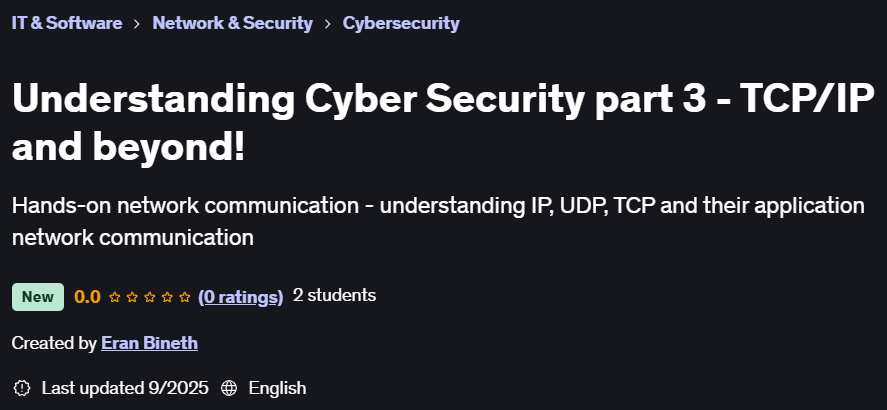 Pictures · Udemy — Understanding Cyber Security part 3 – TCP/IP and beyond! 2025-7