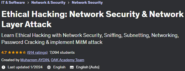 Pictures · Udemy — Ethical Hacking: Network Security & Network Layer Attack 2023-10