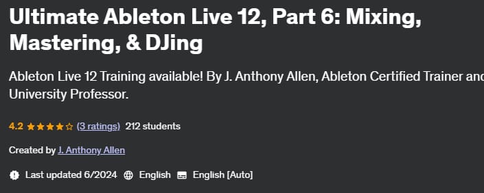 Pictures · Udemy — Ultimate Ableton Live 12, Part 6: Mixing, Mastering, & DJing 2024-2