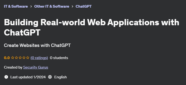 Pictures · Building Real-world Web Applications with ChatGPT 2024-1