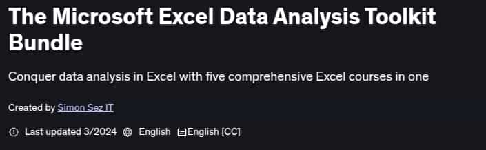 Images · Le Microsoft Excel Data Analysis Toolkit 2024-3