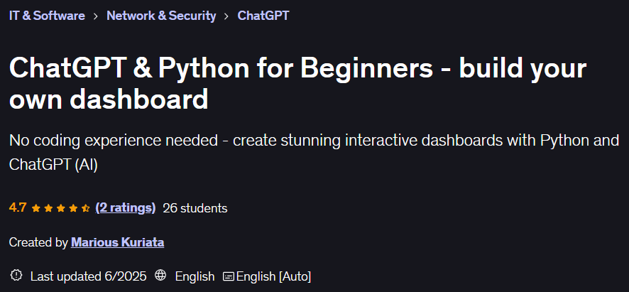 Pictures · Udemy — ChatGPT & Python for Beginners – build your own dashboard 2025-4