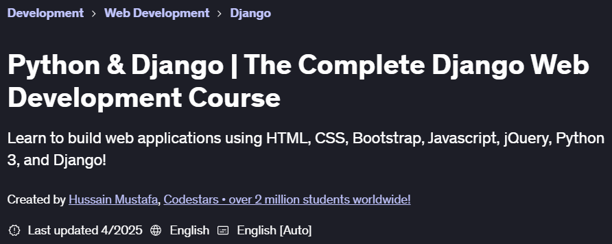 Pictures · Python & Django | The Complete Django Web Development Course 2022-8