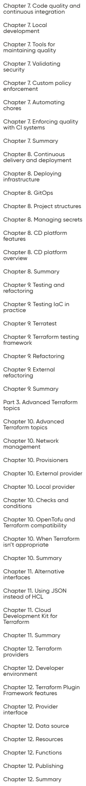 Temas del curso · Oreilly - Terraform En profundidad, edición de vídeo 2025-5