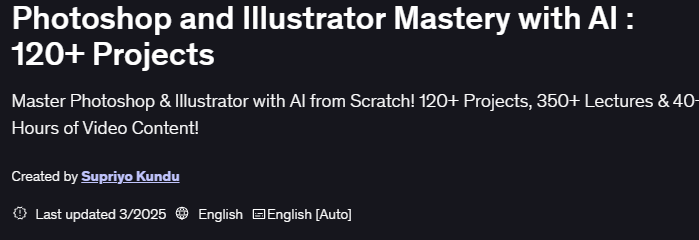 चित्र · Photoshop और Illustrator Mastery के साथ AI : 120+ परियोजनाएं 2024-7
