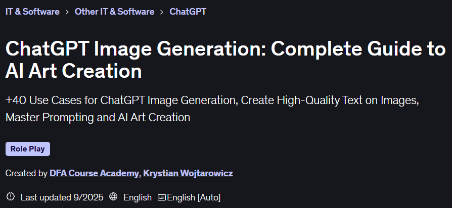 图片 · ChatGPT 图像:完整的指南 AI 艺术创作 2025-4