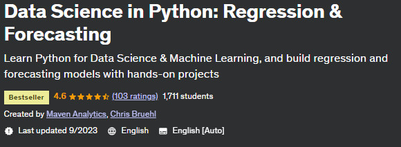 Pictures · Python Data Science: Regression & Forecasting 2023-8