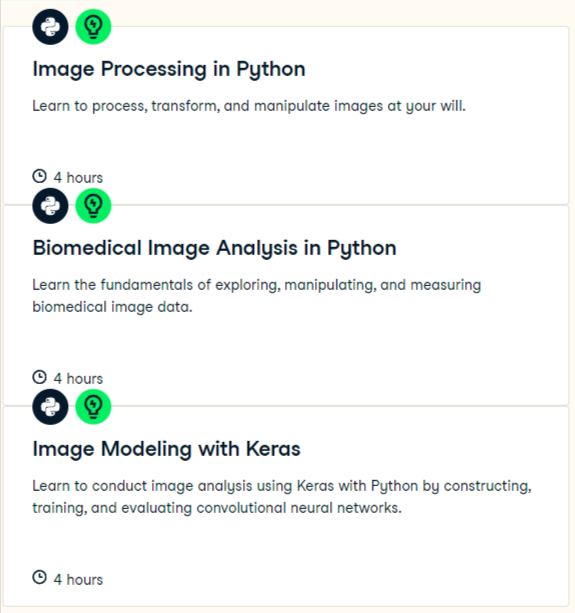 Course topics · Image Processing with Python 2024-8