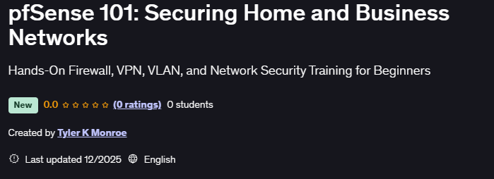 图片 · pfsense 101: 安全家庭和商业网络 2025-12