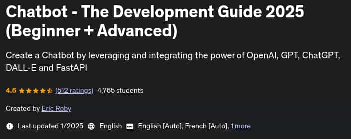 Pictures · Udemy — Chatbot – The Development Guide 2025 (Beginner + Advanced) 2025-1