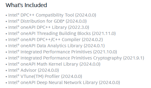 Pictures · Intel OneApi Developer Tools 2025.2.1.46 Win/Linux + HPC Toolkit