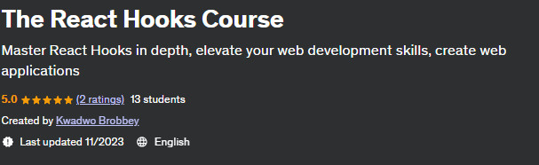 Pictures · Udemy — The React Hooks Course 2023-8